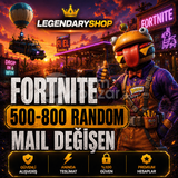 ⭐ 500-800 SKİN FORTNİTE MAİL DEĞİŞEN HESAP