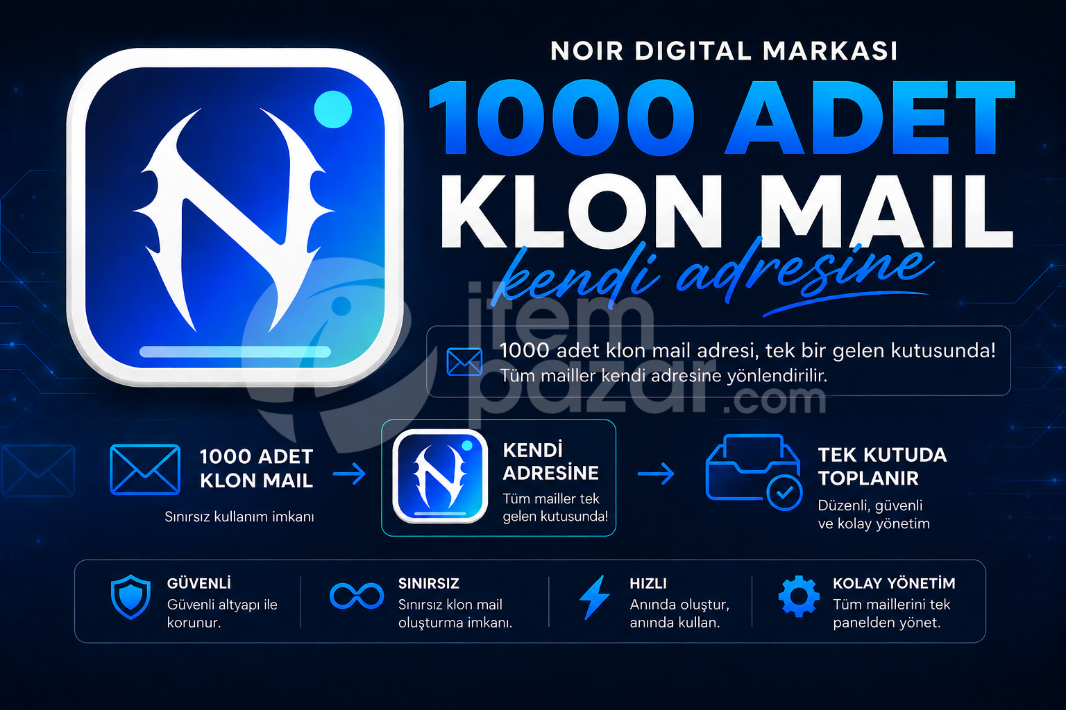 ⚡1000 ADET KLON GMAİL KENDİ ADRESİNİZE!⚡