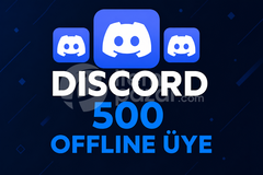 ⭐500 Discord Offline Üye ⭐