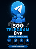500 Kaliteli Telegram Üyesi | Kanal & Gruplar 