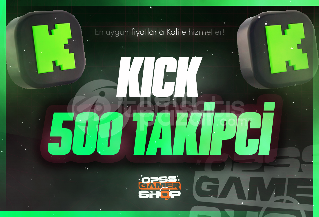 ⭐500 Kick Takipçi | Gelişim Etkili⭐