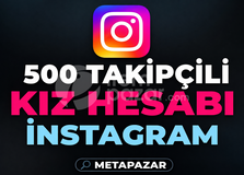 [500'LÜK] KIZ HESABI GERÇEKÇİ İNSTAGRAM