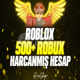⭐500 ROBUX HARCANMIŞ RANDOM HESAP⚡