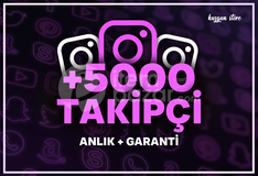 +5000 Instagram Takipçi ♻️Garantili♻️