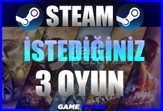 ⭐+5000⭐ OYUN İstediğiniz 3 Oyun+Garanti ⭐