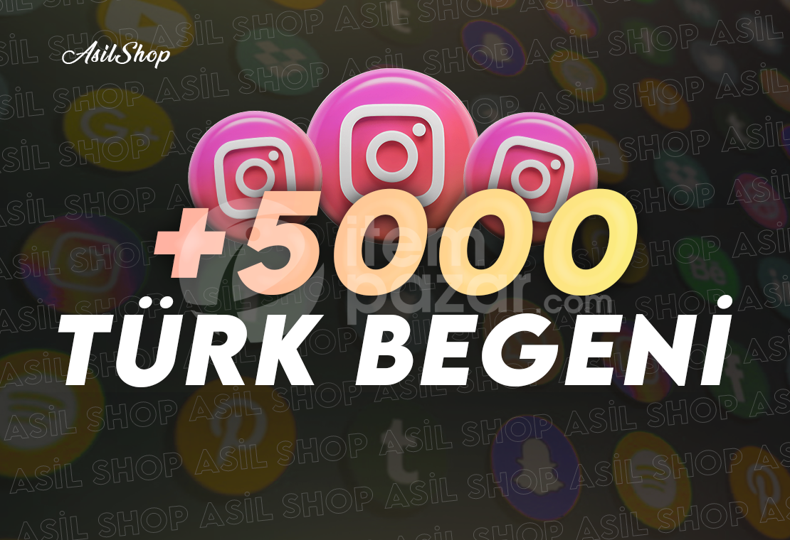 +5000 Türk Gerçek Kaliteli Beğeni + garanti