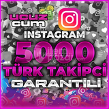 5000 TÜRK TAKİPCİ GARANTİLİ OTOMATİK İNSTA