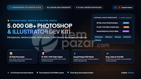 5000GB+ Photoshop & PSD Kiti