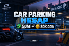 50M Para ve 30K Coinli CPM Hesap