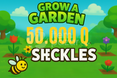 (50qi) 50.000Q (Sheckles) Grow A Garden⭐