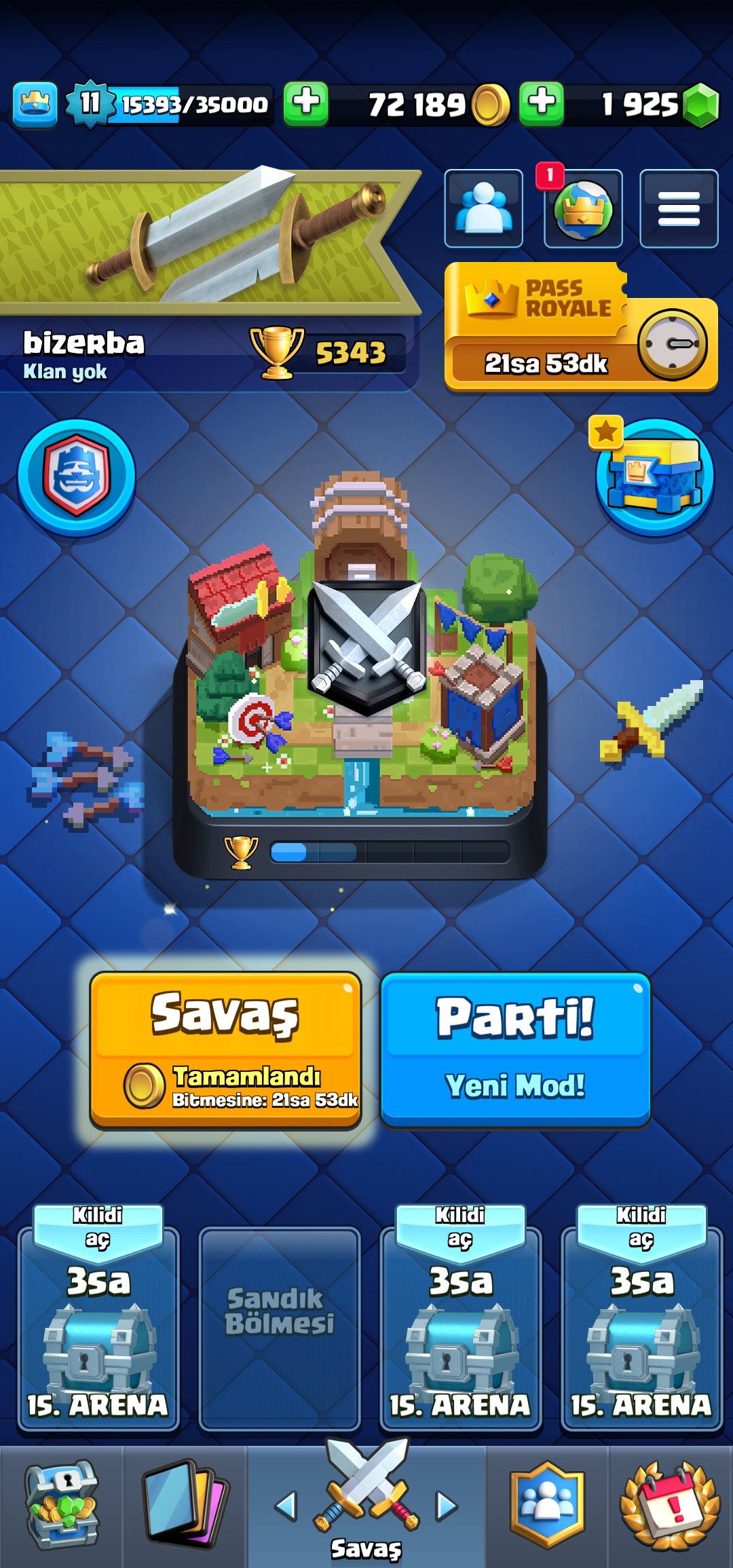 5400 KUPALI CLASH ROYALE HESABI 