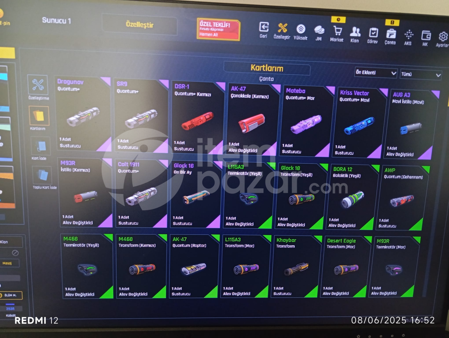 57 level zula hesabı 