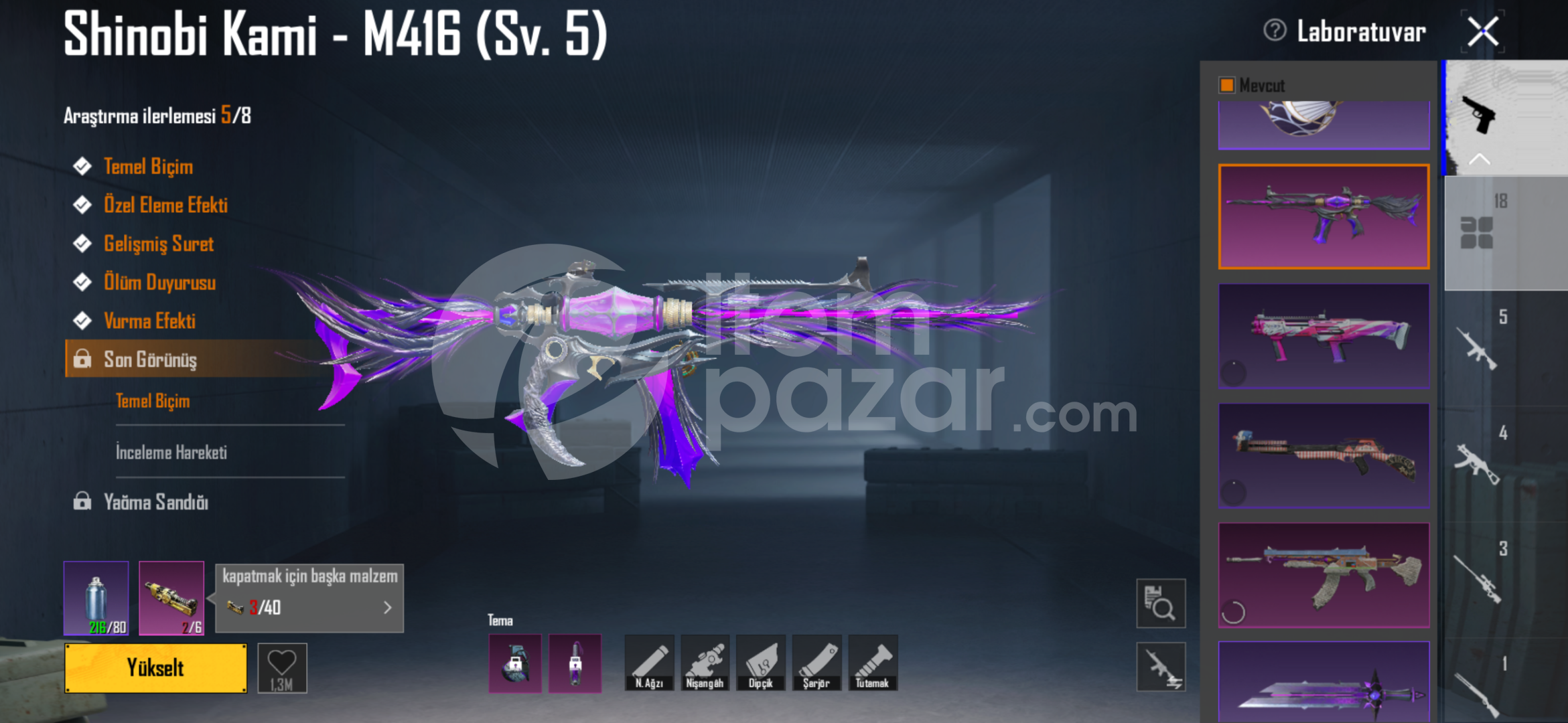 5sv M416 9 Özel Emojili Hesap