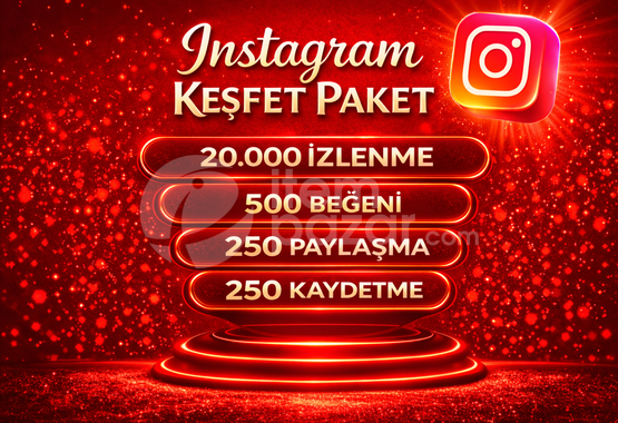 ⭐5X | İNSTAGRAM KEŞFET PAKETİ 1⭐