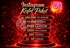 ⭐5X | İNSTAGRAM KEŞFET PAKETİ 6⭐