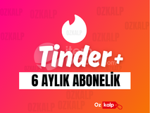 6 Aylık TİNDER+ PREMİUM Üyelik KODU / TR KOD