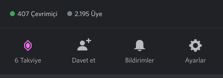 6 Boost 2200+ Üye Sunucu