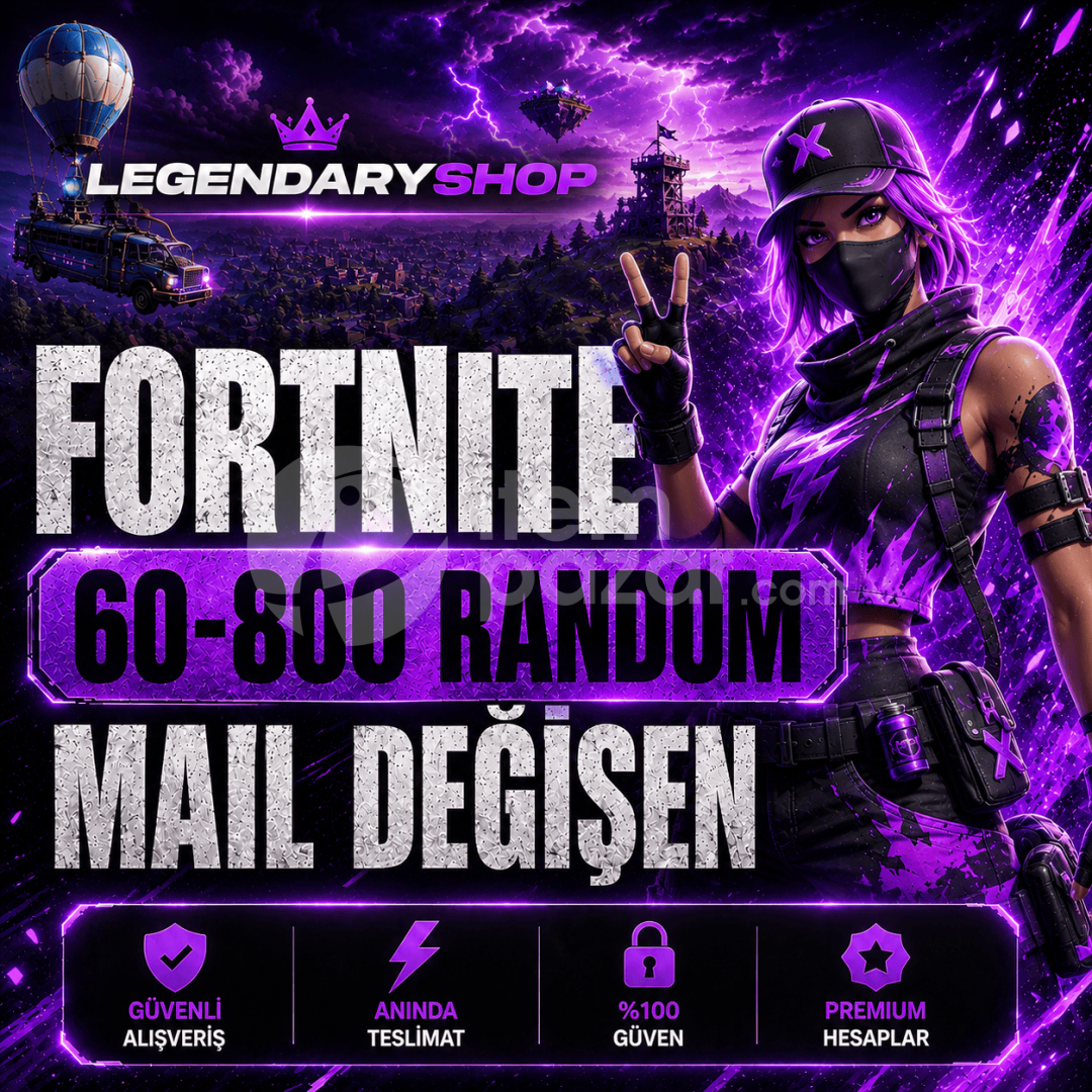 ⭐ 60-800 SKİN FORTNİTE MAİL DEĞİŞEN HESAP