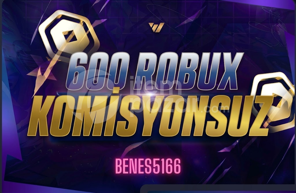 ⚡[600] Roblox Robux Komisyonsuz⭐