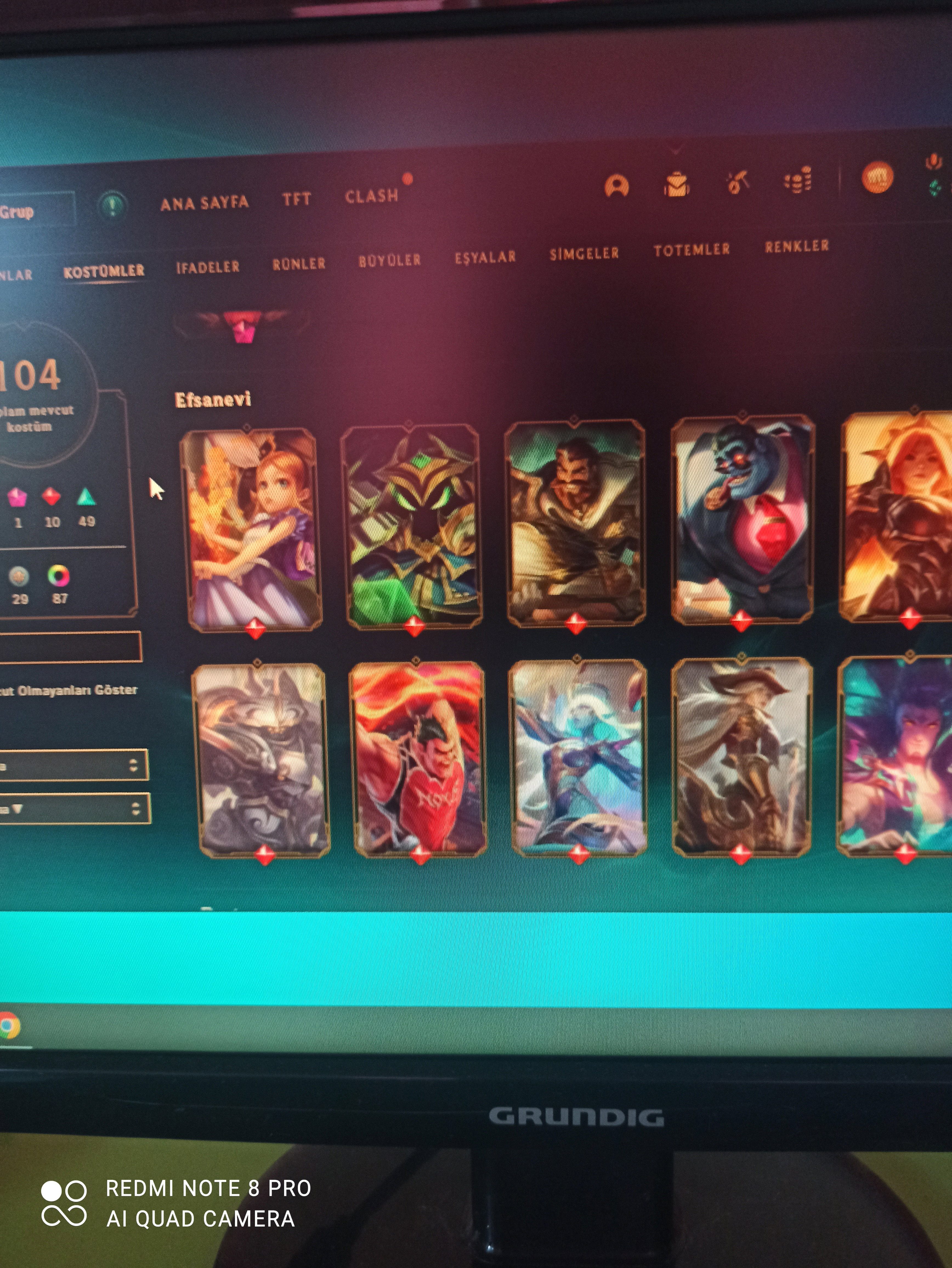 608 Level 104 kostümlü 