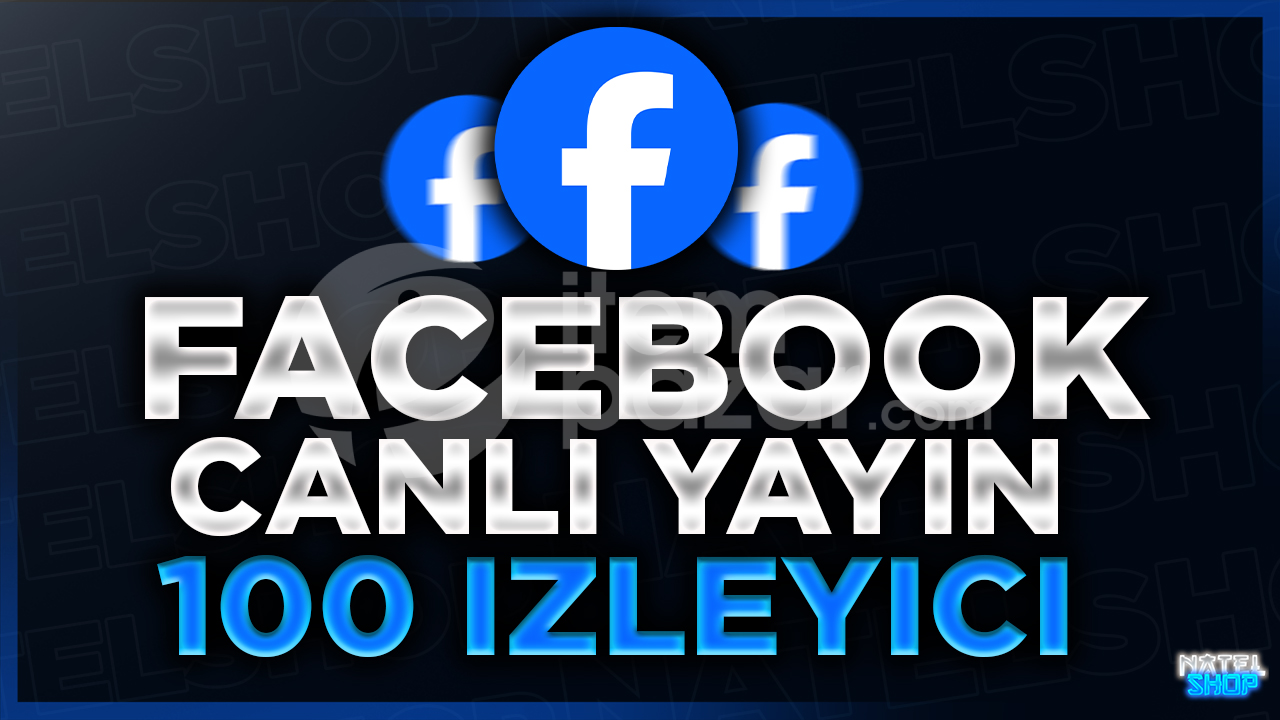 ⭐[60DK]FACEBOOK 100 CANLI YAYIN İZLENME