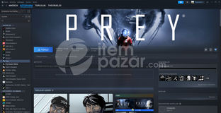 699$ dolar değerinde steam hesabı