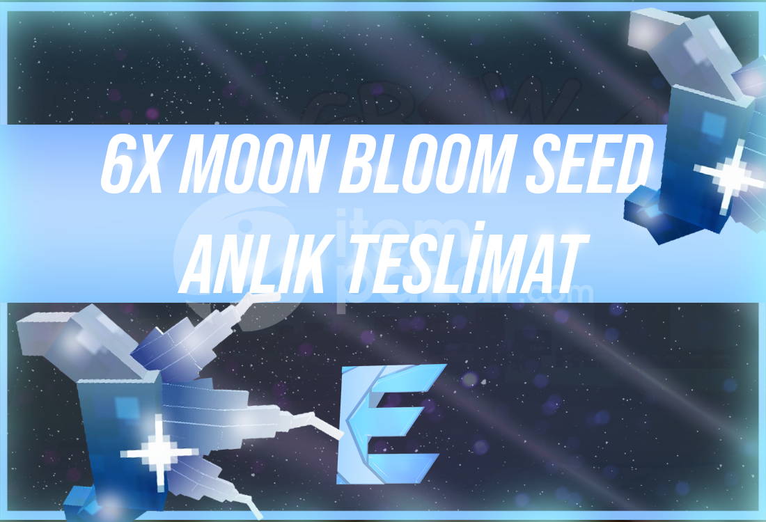 ⭐6x Moon Bloom Seed Grow A Garden 2⭐