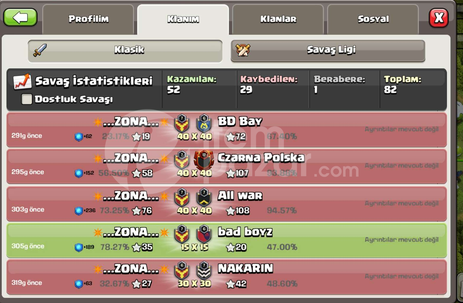 7 LEVEL GÜZEL KLAN 
