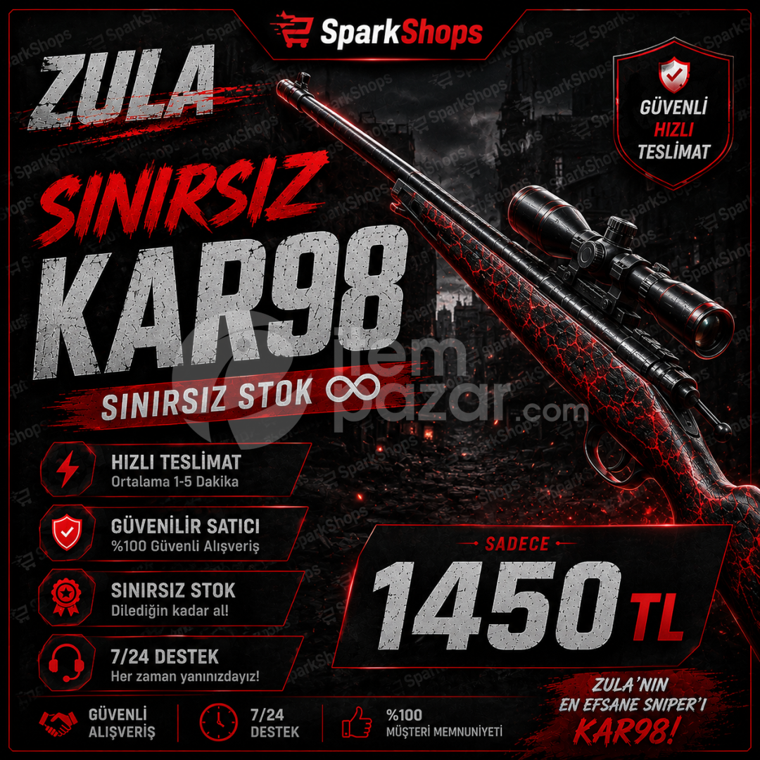 +7 (SINIRSIZ) KAR98 {DAHA GÜVENLİSİ YOK}