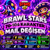 ⭐️70-104 Karakter Garanti Mail Değişen⭐️