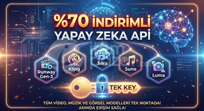 %70 İNDİRİMLİ YAPAY ZEKA APİ