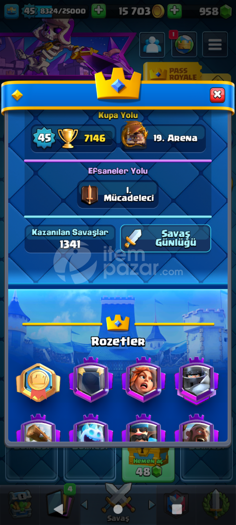 ÇOK UCUZA CR VE COC HESAPLARINI 