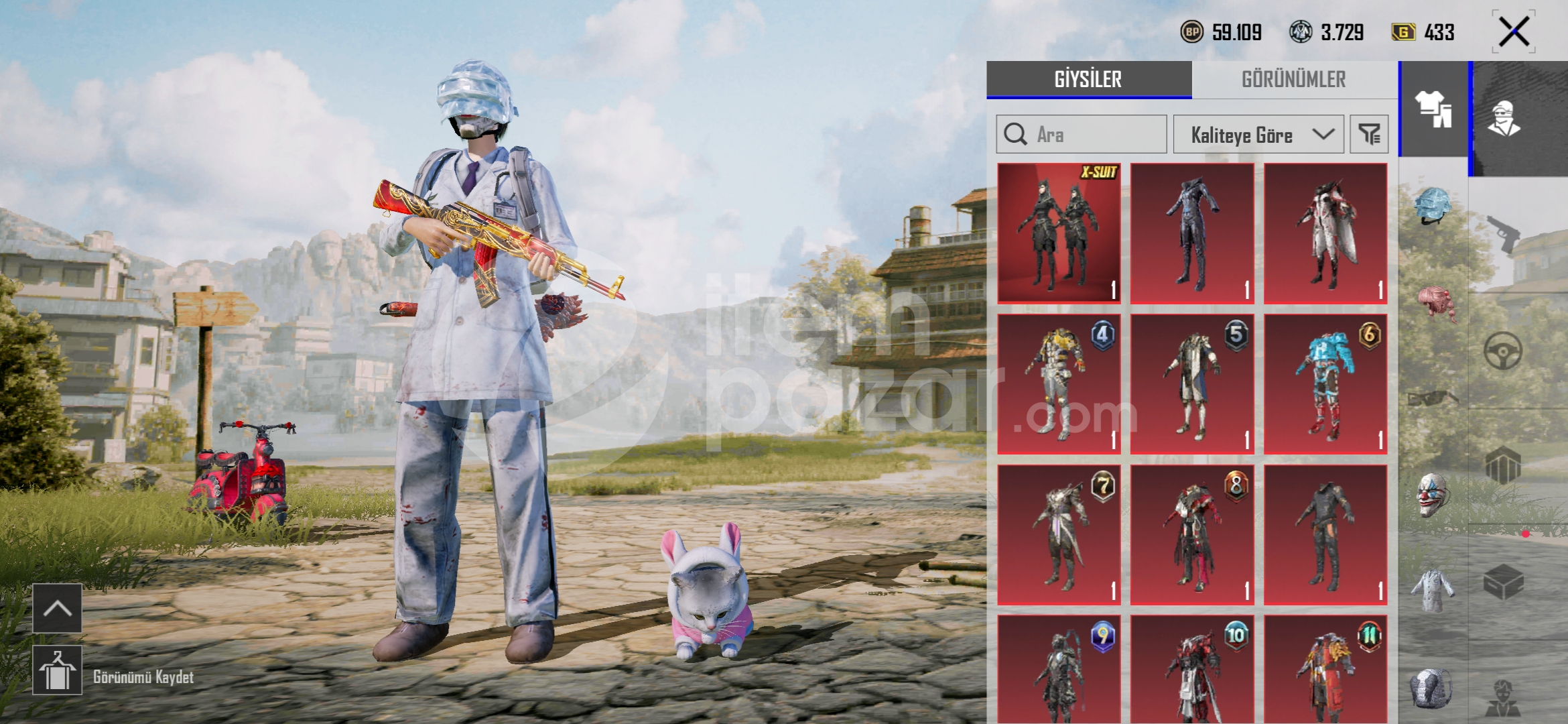 75 lvl pubg hesap