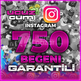 750 BEĞENİ GARANTİLİ OTOMATİK İNSTAGRAM