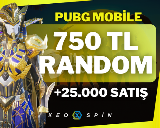 750 TL | PUBG RANDOM | ULTRA VİP+ | +300 SATIŞ