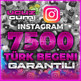 7500 TÜRK BEĞENİ GARANTİLİ OTOMATİK İNSTA