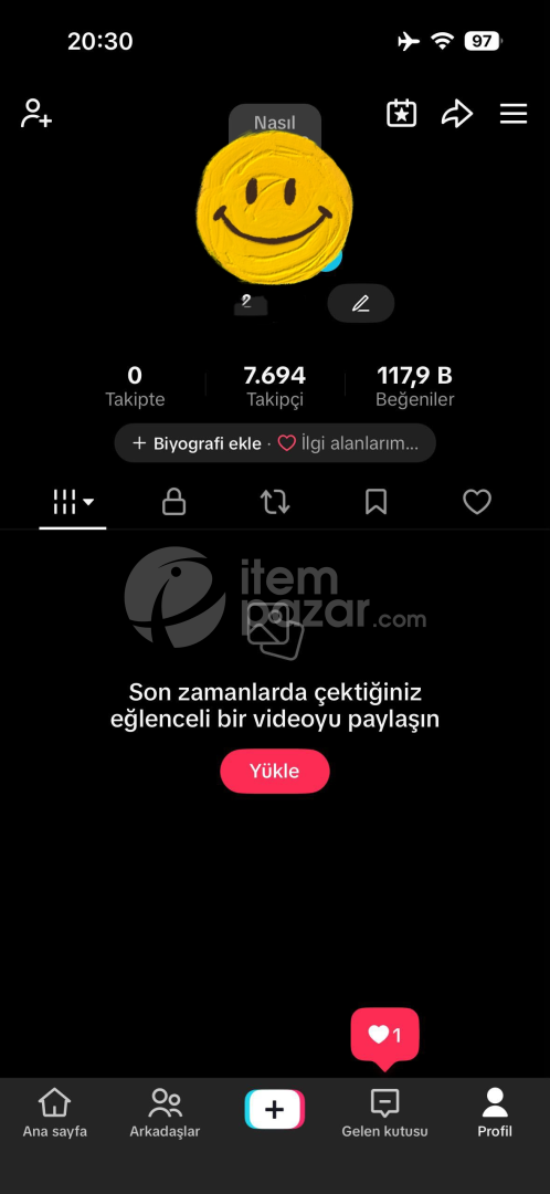 7700 takipçi 117 BİN BEĞENİ 