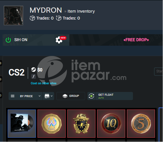 775$ DEĞERİNDE 116 OYUNLU 16 YILLIK TEMİZ HESAP