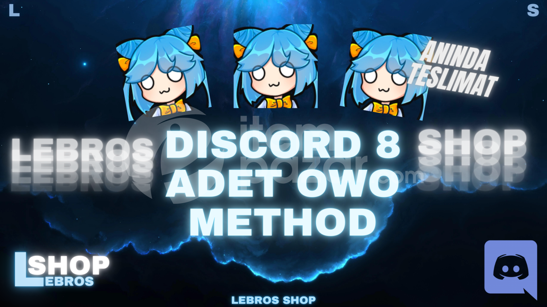 ⭐ 8 Adet Discord OwO Method [Anında Teslimat] 