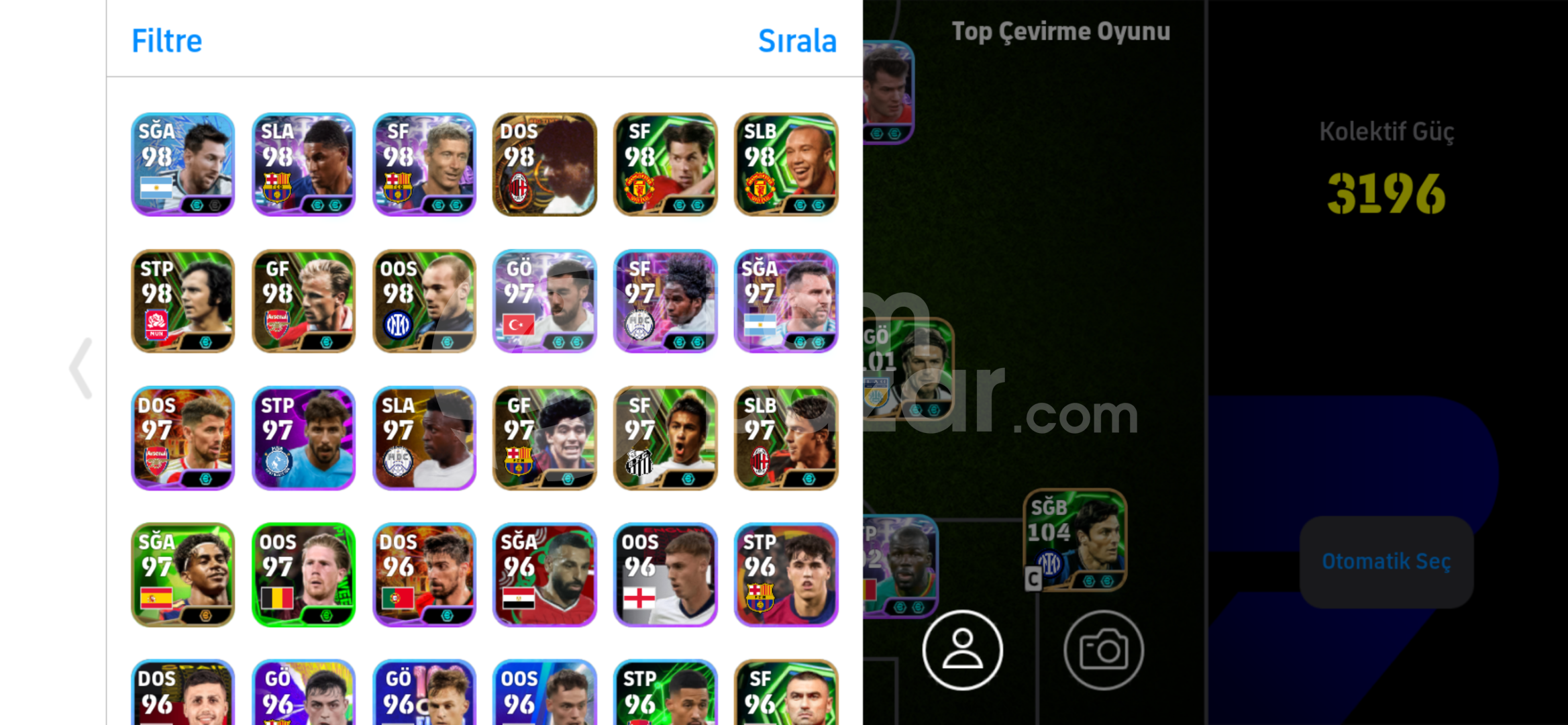 8 PARALI 3 BOMBACI 107 pele 107 rodri costa