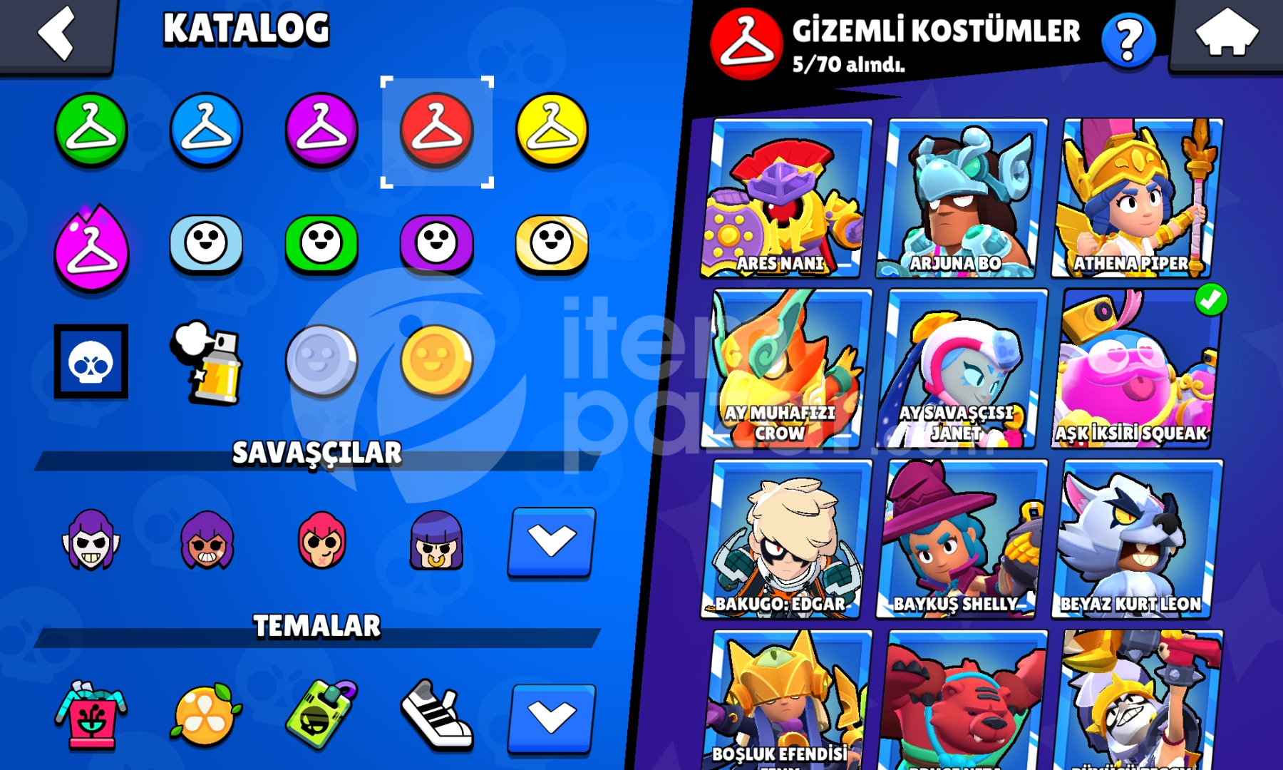 8 yıllık hesap full karakterli 