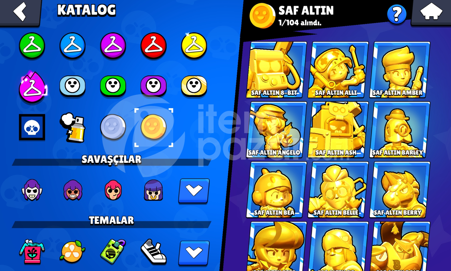 8 yıllık hesap full karakterli 