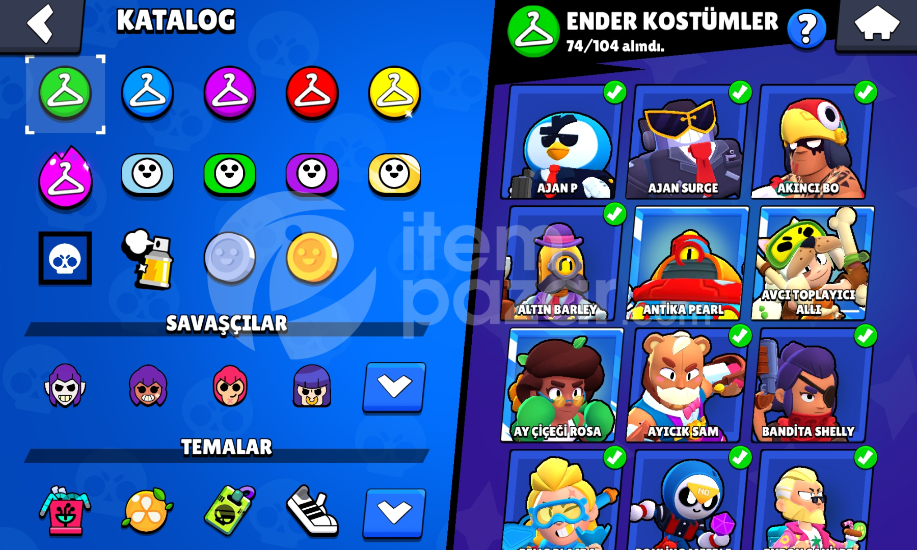 8 yıllık hesap full karakterli 