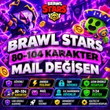 ⭐80-104 Karakter Garanti Mail Değişen⭐