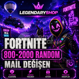 ⭐800-2000 SKİN FORTNİTE MAİL DEĞİŞEN HESAP