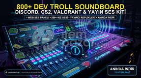 800+ Dev Troll Soundboard ve Ses Efektleri Kiti