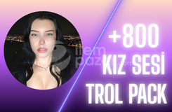 ⭐+800 KIZ SESİ TROLL PACK!⭐