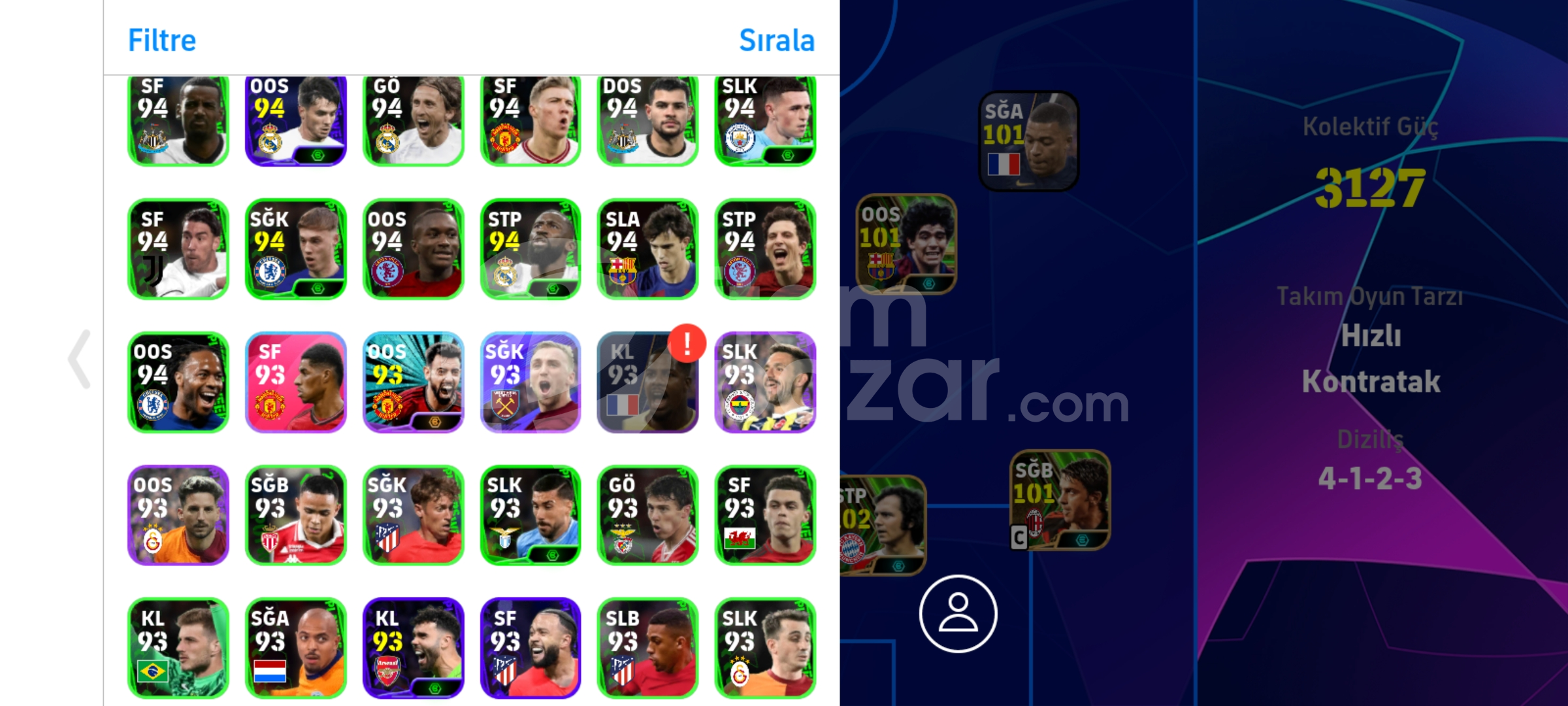 800 MC VE CHİESA + SİPER LİG OYUNCULARI 