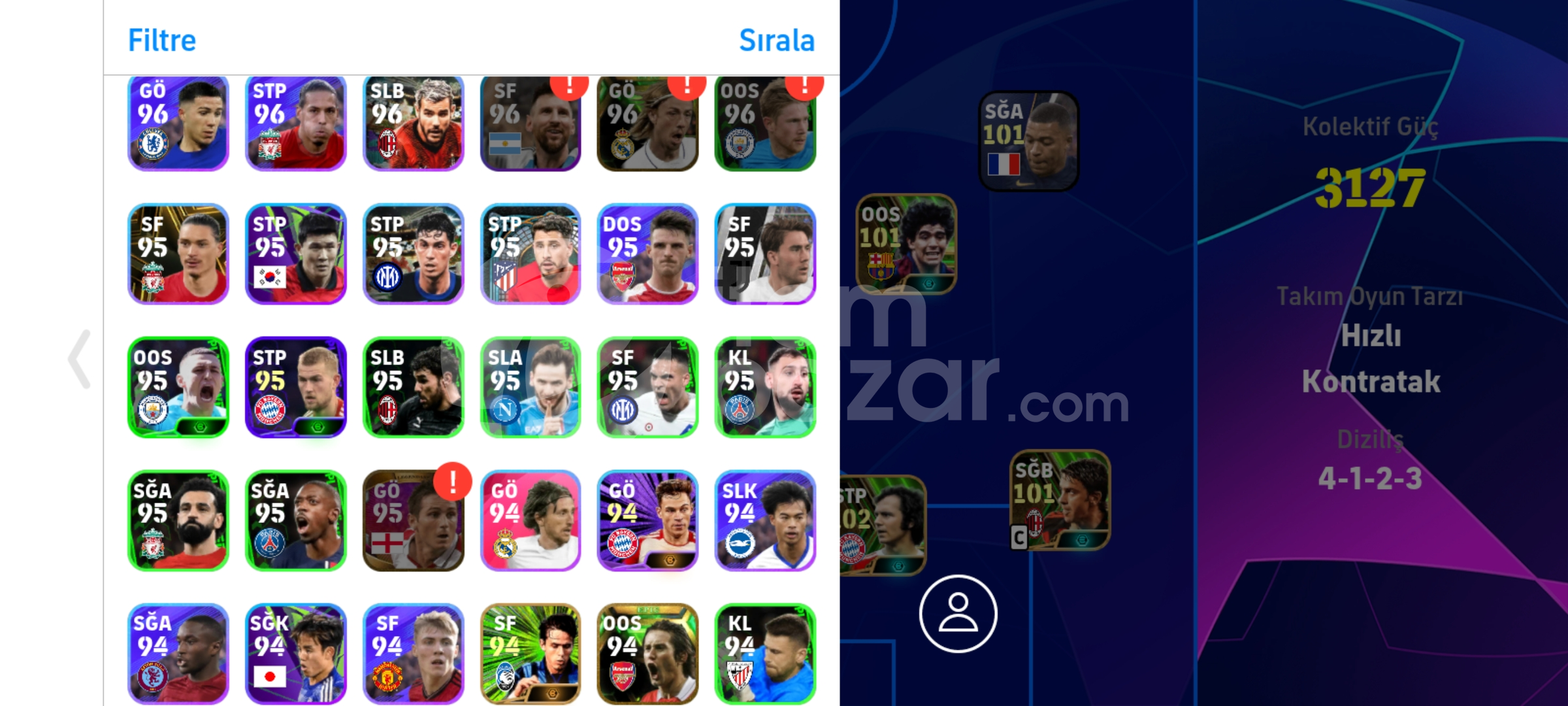 800 MC VE CHİESA + SİPER LİG OYUNCULARI 
