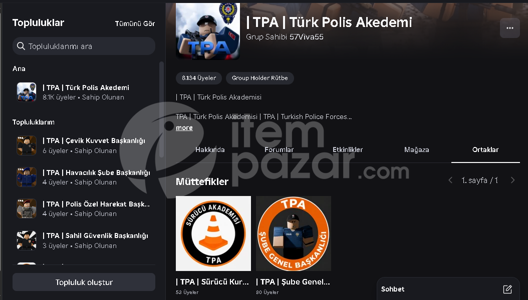 8134 Üyeli Full + Full Polisiye kampı